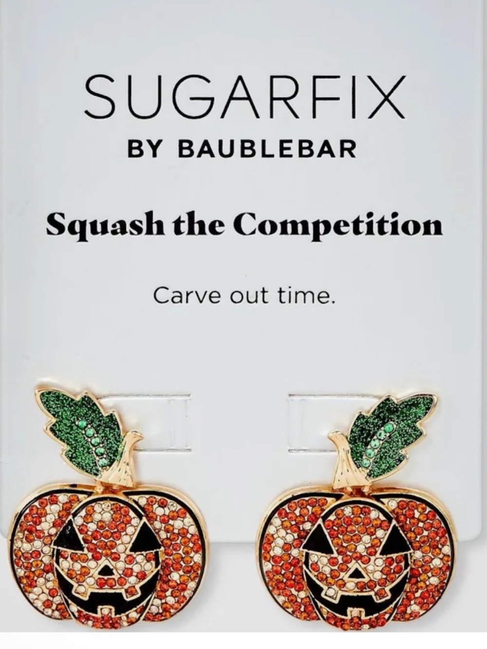 SugarFix Jack-O-Lantern Earrings